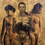 Trois - Acrylique sur toile - 120cm x 120 cm - 2016