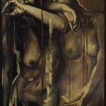 Duo n°2 - Huile sur toile-146 cm x 97 cm - 2012 - (vendu/sold)